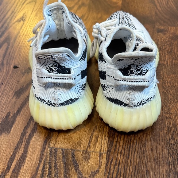 adidas Yeezy Boost 350 V2 Zebra Sneakers - White, Black, Yellow
